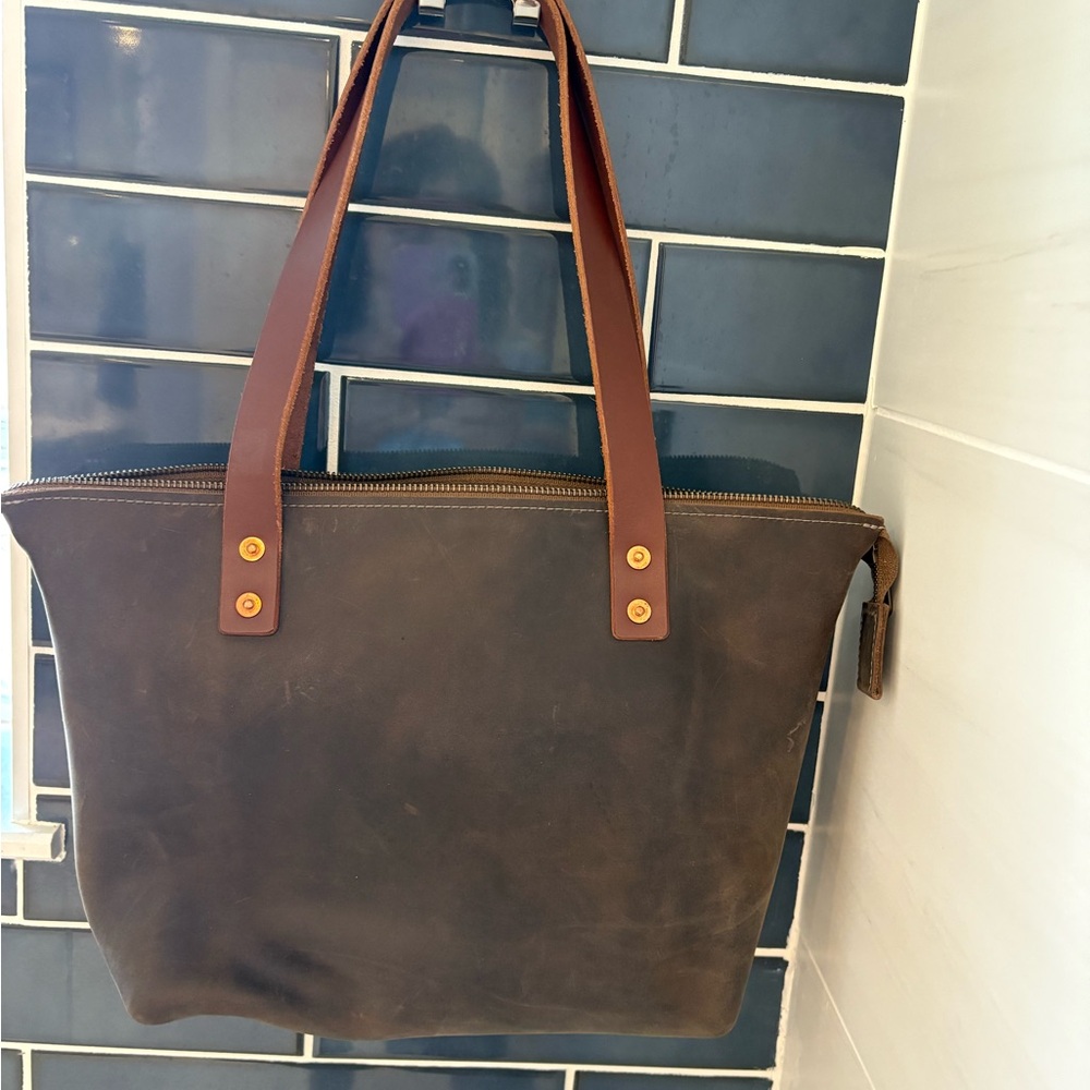 San Tan Leather Tote Bag - Picture 7 of 7